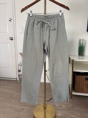 Oak + Fort Olive Grey Drawstring Trousers Size XS